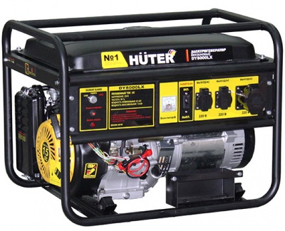 Бензиновый генератор Huter DY8000LX