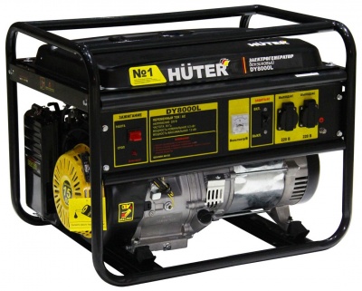 Бензиновый генератор Huter DY8000L